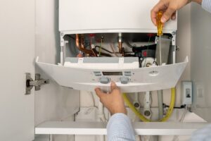 w.h. winegar tankless water heater installation plumber in adelphi
